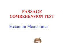 Passage Comprehension Passage Comprehension