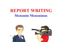 Report Writing Report Writing