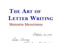 The Art of Letter Writing The Art of Letter Writing