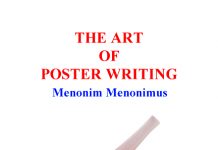 The Art of Poster Writing The Art of Poster Writing