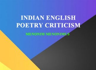 Indian English Poetry Criticism Indian English Poetry Criticism