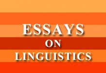 Essays on Linguistics Essays on Linguistics