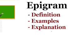 Epigram | Epigram Meaning, Definition, Illustration Epigram Epigram Meaning, Definition, Illustration