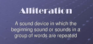 Alliteration Meaning