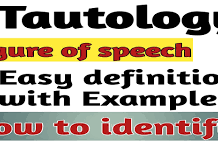 Tautology | Tautology-Figure of Speech Tautology-Figure of Speech