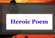 Heroic Poem | Heroic Poem Chief Features Heroic Poem Heroic Poem Chief Features