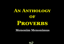 An Anthology of Proverbs An Anthology of Proverbs