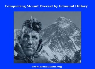 Conquering Mount Everest by Edmund Hillary Conquering Mount Everest by Edmund Hillary