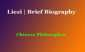 Liezi  Brief Biography