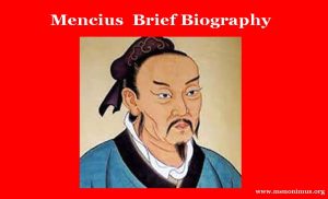 Mencius  Brief Biography
