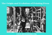 The Origin and Evolution of Printing Press The Origin and Evolution of Printing Press