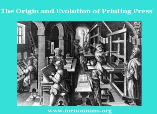 The Origin and Evolution of Printing Press The Origin and Evolution of Printing Press
