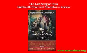 The Last Song of Dusk  Siddharth Dhanvant Shanghvi  A Review