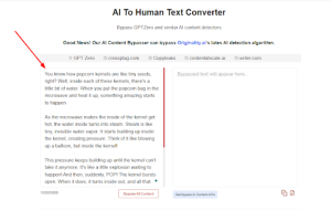 AI Text into Human Text