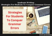 Academic Writing: Strategies For Students To Conquer Grammar Errors Academic Writing Strategies For Students To Conquer Grammar Errors