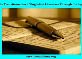 The Transformation of English in Literature Through the Ages The Transformation of English in Literature Through the Ages