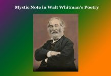 Mystic Note in Walt Whitman’s Poetry Mystic Note in Walt Whitman's Poetry