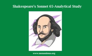 Shakespeare's Sonnet 65-Analytical Study