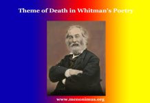 Theme of Death in Whitman’s Poetry Theme of Death in Whitman's Poetry