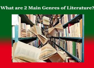 What are 2 Main Genres of Literature? What are 2 Main Genres of Literature