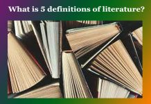 What is 5 definitions of literature? What is 5 definitions of literature