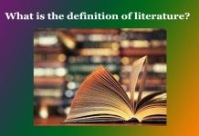 What is the definition of literature? What is the definition of literature