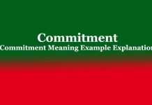 Commitment | Commitment Meaning Example Explanation Commitment Commitment Meaning Example Explanation