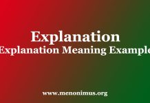 Explanation | Explanation Meaning Example Explanation Explanation Meaning Example