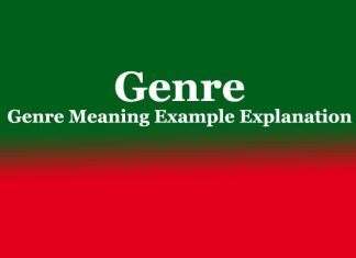 Genre | Genre Meaning Example Explanation Genre Genre Meaning Example Explanation
