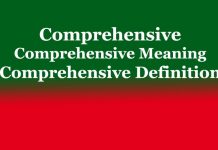 Comprehensive | Comprehensive Meaning | Comprehensive Definition Comprehensive Comprehensive Meaning Comprehensive Definition