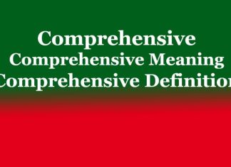 Comprehensive | Comprehensive Meaning | Comprehensive Definition Comprehensive Comprehensive Meaning Comprehensive Definition