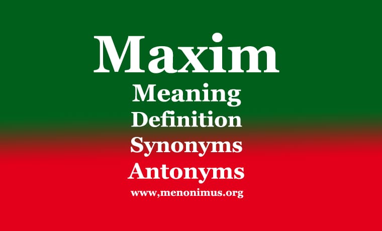 Maxim 1 Maxim