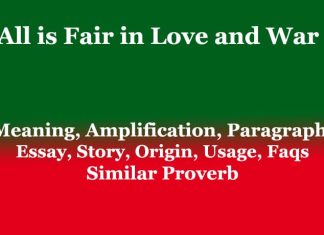 All is Fair in Love and War | Meaning, Amplification, Essay, Origin, Usage All is Fair in Love and War