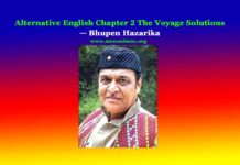 Alternative English Chapter 2 The Voyage Solutions Class 12 Alternative English Chapter 2 The Voyage Solutions