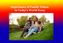 Importance of Family Values in Today’s World Essay Importance of Family Values