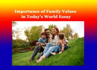 Importance of Family Values in Today’s World Essay Importance of Family Values
