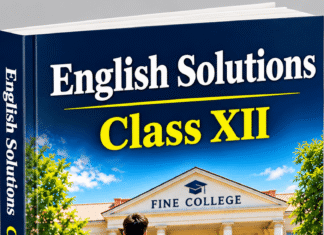 English Solutions Class 12 English Solutions Class 12