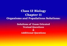 Class 12 Biology Chapter 11 Organisms and Populations Solutions Class 12 Biology Chapter 11 Organisms and Populations Solutions
