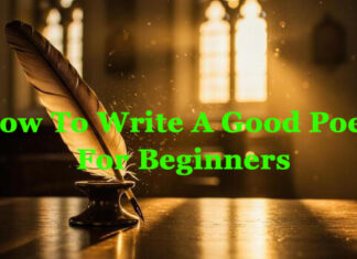 How To Write A Good Poem For Beginners How To Write A Good Poem For Beginners