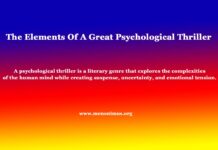 The Elements Of A Great Psychological Thriller The Elements Of A Great Psychological Thriller