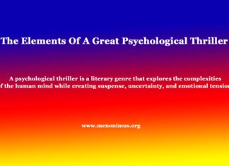The Elements Of A Great Psychological Thriller The Elements Of A Great Psychological Thriller